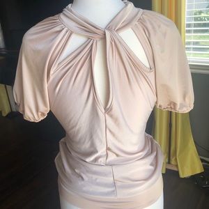 Nude blouse